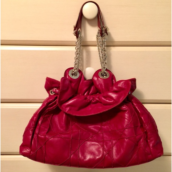 Christian Dior Lamb Skin Cannage Le Trente Leather Chain Shoulder Bag - Picture 2 of 11